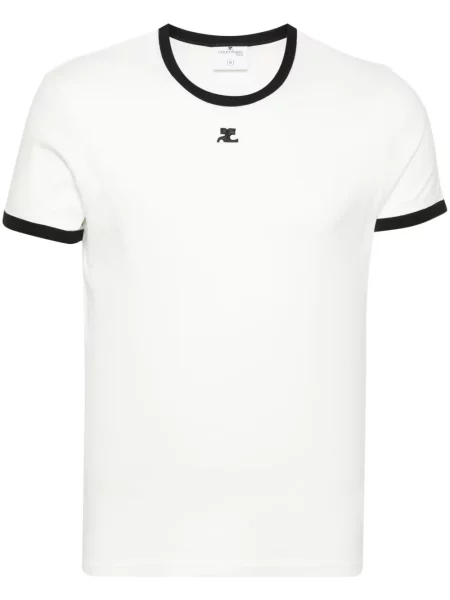 Tricou Courreges alb