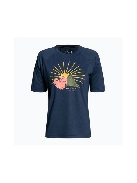 Футболка для скелелазіння Maloja DambelM синя