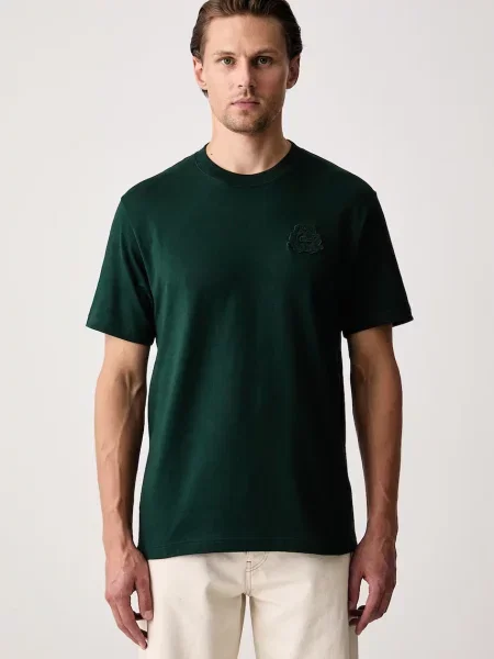 Lacoste tricou basic pentru bărbați din verde