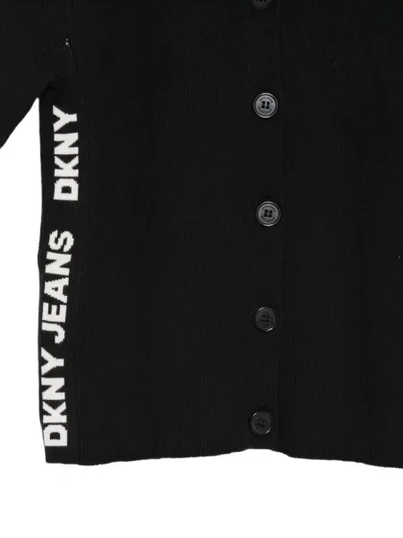 Cardigan Dkny cu imagine negru