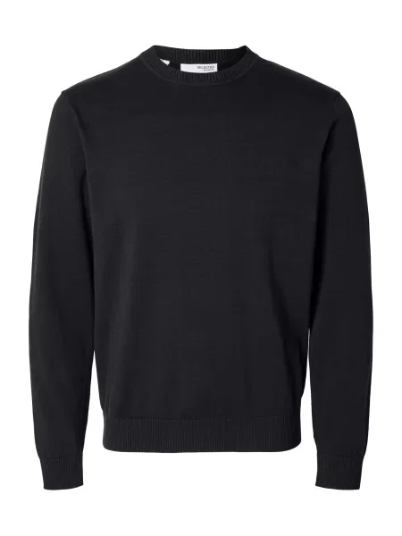 SELECTED Pulover SLHKRIS metalic gri