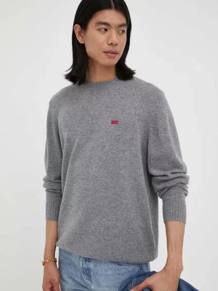 Levi's pulover de lana barbati gri