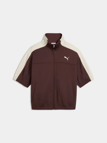 Куртка Puma з коротким рукавом коричнева
