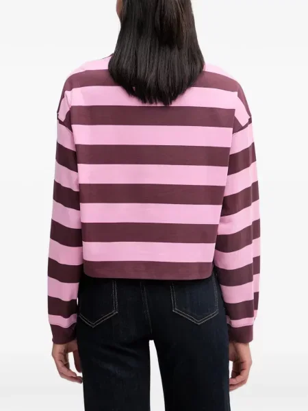Lung tricou polo Marc O'polo roz