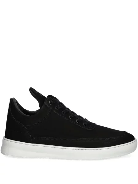 Sneakerși Filling Pieces cu șireturi din dantelă negru