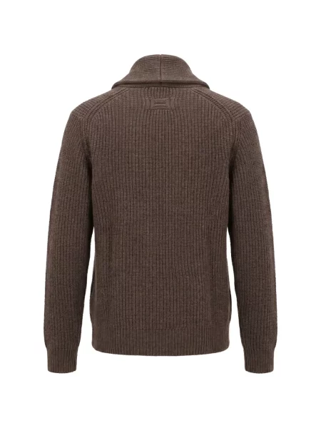 Gulerat cardigan Drumohr maro