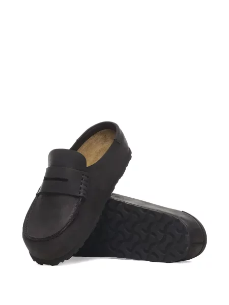 Papuci Birkenstock din piele negru