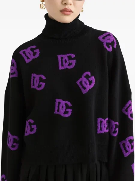 Pulover Dolce & Gabbana de lână negru