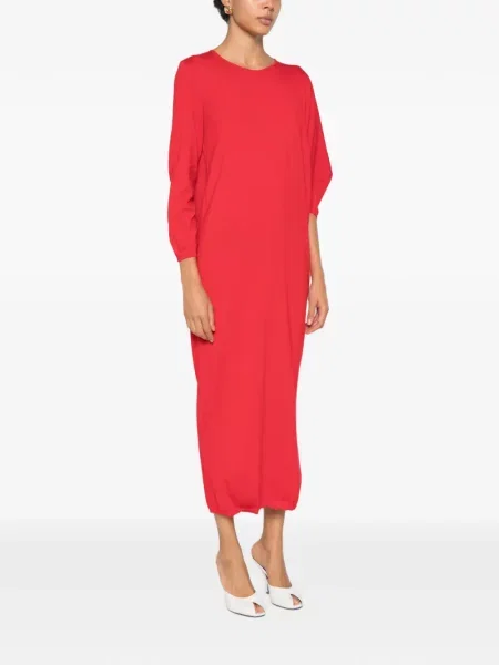 Rochie maxi Liviana Conti asimetrică roșu