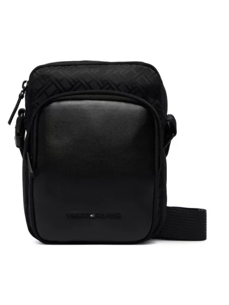 Tommy Hilfiger Saszetka Th Jaquard Mini Reporter czarny