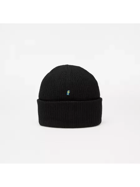 Fjällräven Logo Klobúk black čierna