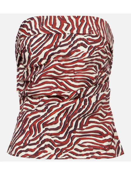 Top Proenza Schouler cu imagine alb