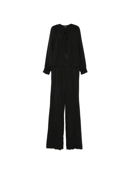 Jedwabny kombinezon Tom Ford czarny