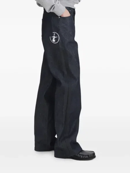 Blugi A.p.c. cu autograf albastru