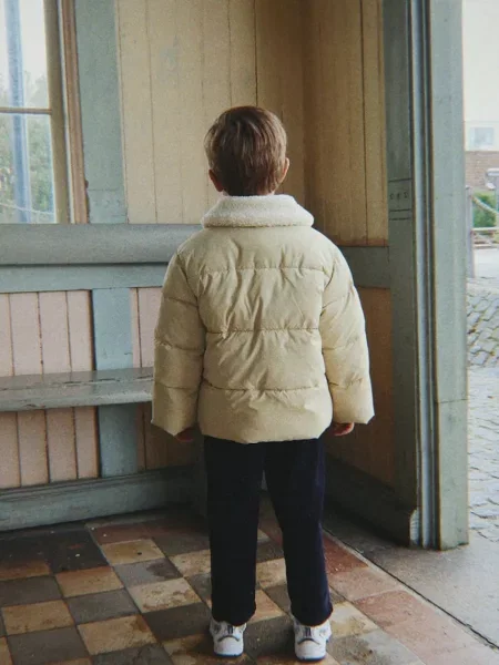 Konges Sløjd стьобана куртка дитяча ALPI COLLAR JACKET GRS