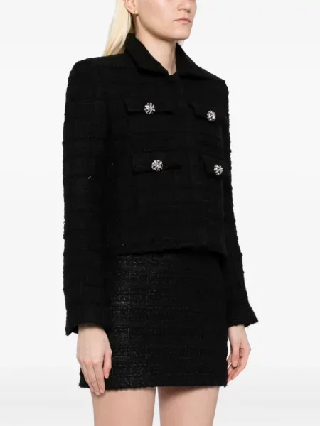 Kurtka Xenia Magera tweedowa czarna