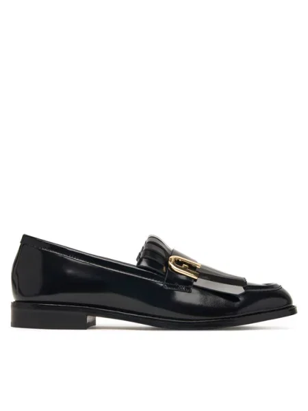 Loafersy Furla czarne