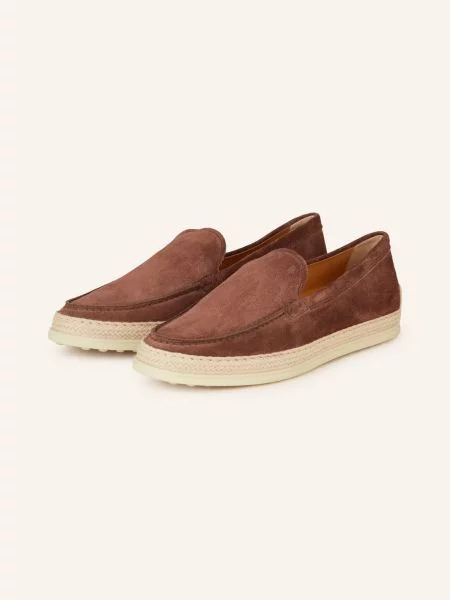 Tod's Mokasíny Gomma Rafia hnědá béžové