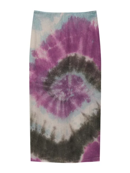 Pull&Bear Fustă albastru deschis / kaki / lila alb