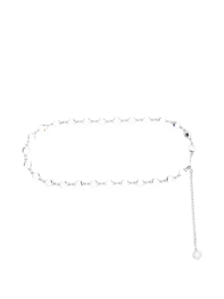 Curea Maje de cristal argintiu