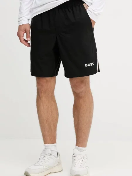 BOSS Green pantaloni scurți negru