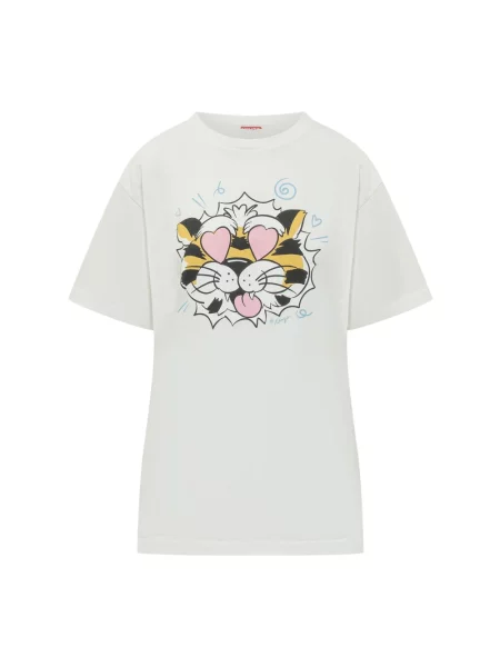 Koszulka Kenzo w tygrysie prążki biała