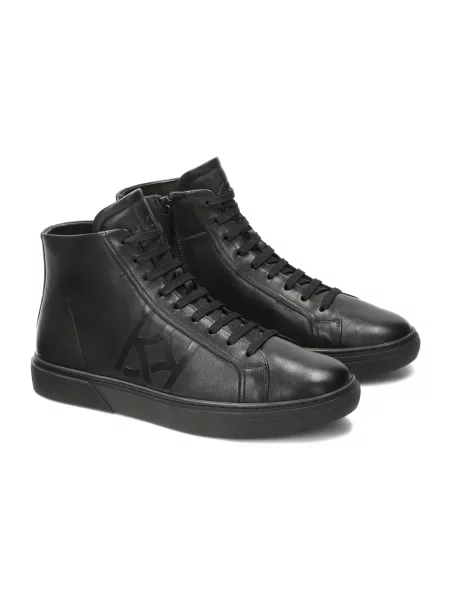 Sneakersy Kazar z logo czarne