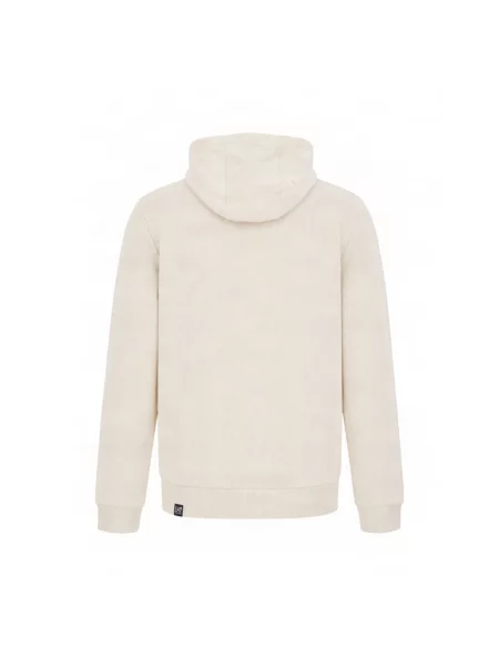 Bluza z kapturem Emporio Armani Ea7 z logo beżowa