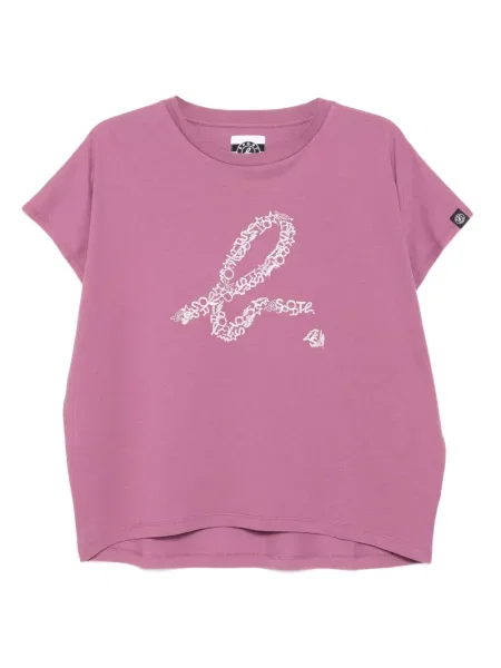 Haftowana koszulka Sport B. By Agnès B. fioletowa