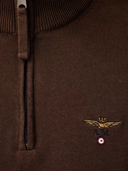 Aeronautica Militare férfi pulóver barna