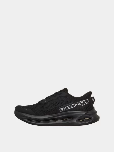 Кожаные кроссовки Skechers черные