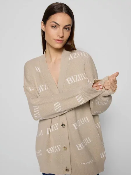BIZUU cardigan pentru femei din KYLE bej