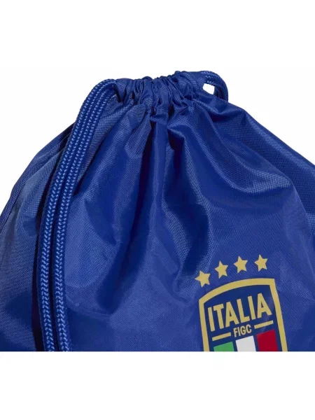 ADIDAS PERFORMANCE Sportovní vak Italy Football Gym námořnická modř / zlatá / jasně červená / bílá modrý