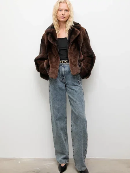 Куртка Answear.LAB демісезонна коричневий