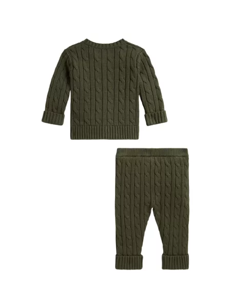 Spodnie dziecięce Polo Ralph Lauren zielone