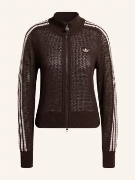 Adidas Originals Kardigan Knitted Crochet Firebird braun różowy