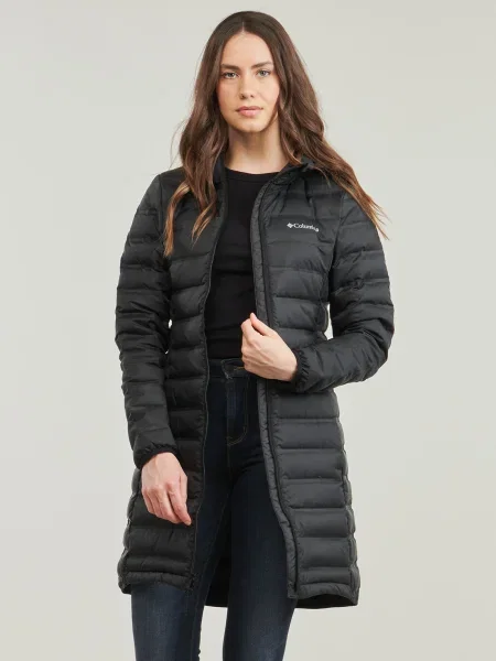 Dámsky páperový kabát Columbia Lake 22 II Down Long Hooded black čierna