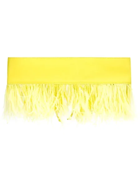 Curea The Attico cu pene galben