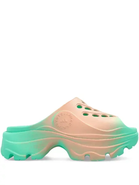 Saboți Adidas By Stella Mccartney verde