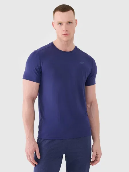 4F t-shirt do ćwiczeń koszulka S granatowa