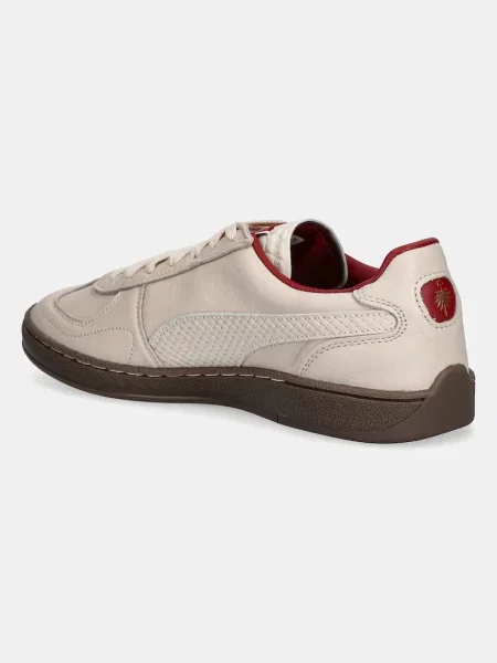 Кожаные кроссовки Puma бежевые