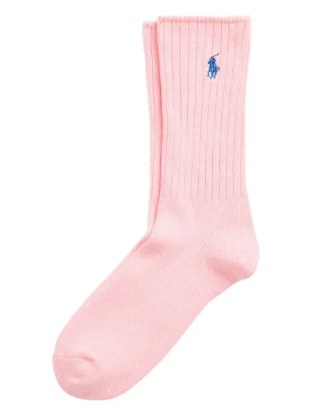 Căciulă Polo Ralph Lauren în carouri teddy cu pompoane roz
