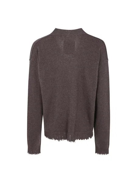 Sweter Uma Wang z kaszmiru brązowy