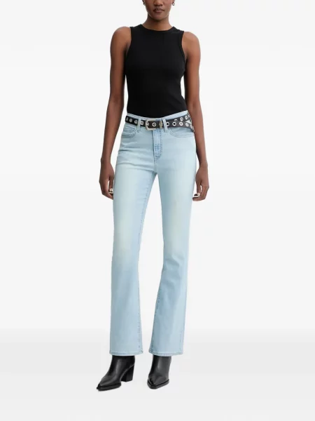 Cămașă de blugi Levi's® cu talie înaltă albastru