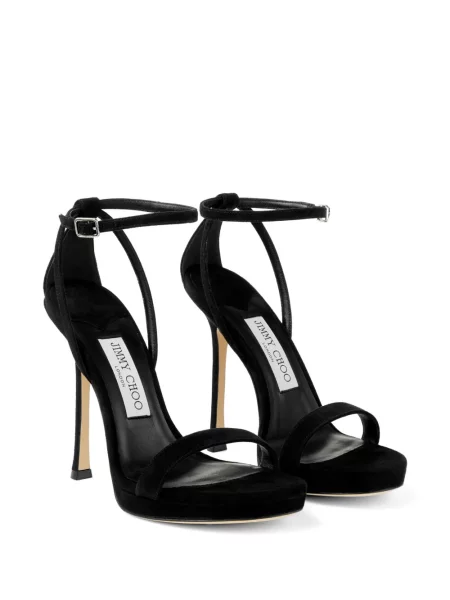Sandale Jimmy Choo cu platformă cu bretele negru
