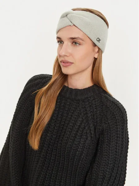 Șapcă Calvin Klein de lână gri