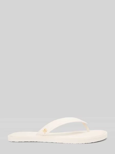 Japonki z aplikacją z logo Tommy Hilfiger białe
