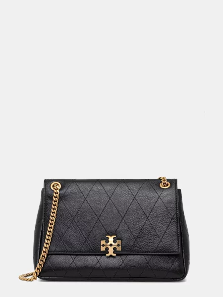 TORY BURCH De piele geantă pe umăr Charlie negru