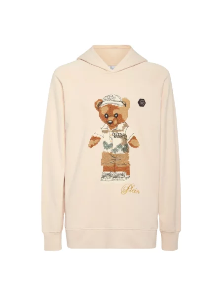 Bluza Philipp Plein typu teddy beżowa