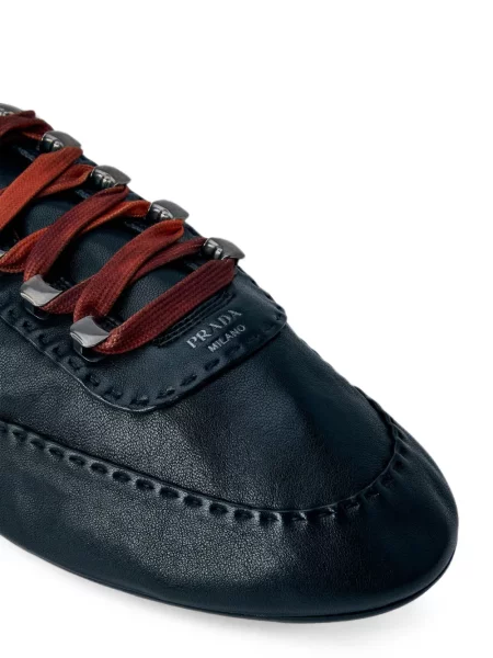 Sneakerși Prada din piele negru